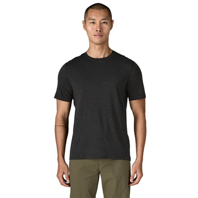 Mens Cap Cool Ultra Shirt - Black - Forge Grey X-Dye