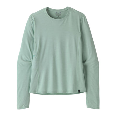 Womens Long Sleeved Cap Cool Sun Shirt - Thermal Blue - Thin Ice X-Dye