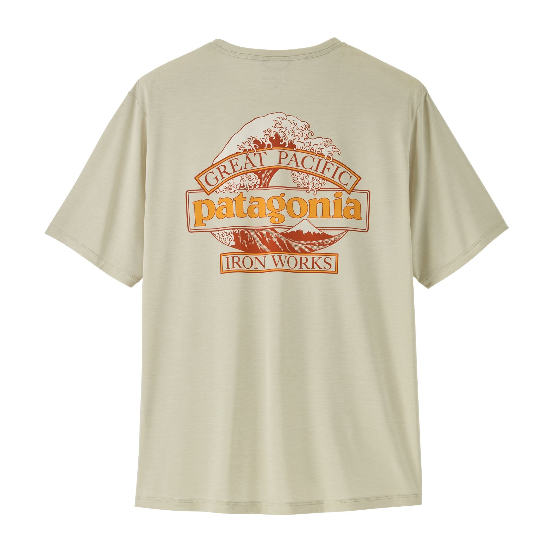 Mens Cap Cool Daily Shirt - Great Waves Dyno White