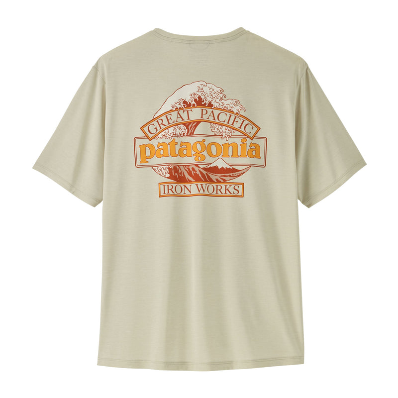 Mens Cap Cool Daily Shirt - Great Waves Dyno White