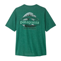 Mens Cap Cool Daily Shirt - Great Waves Gem Green - Light Gem Green X-Dye