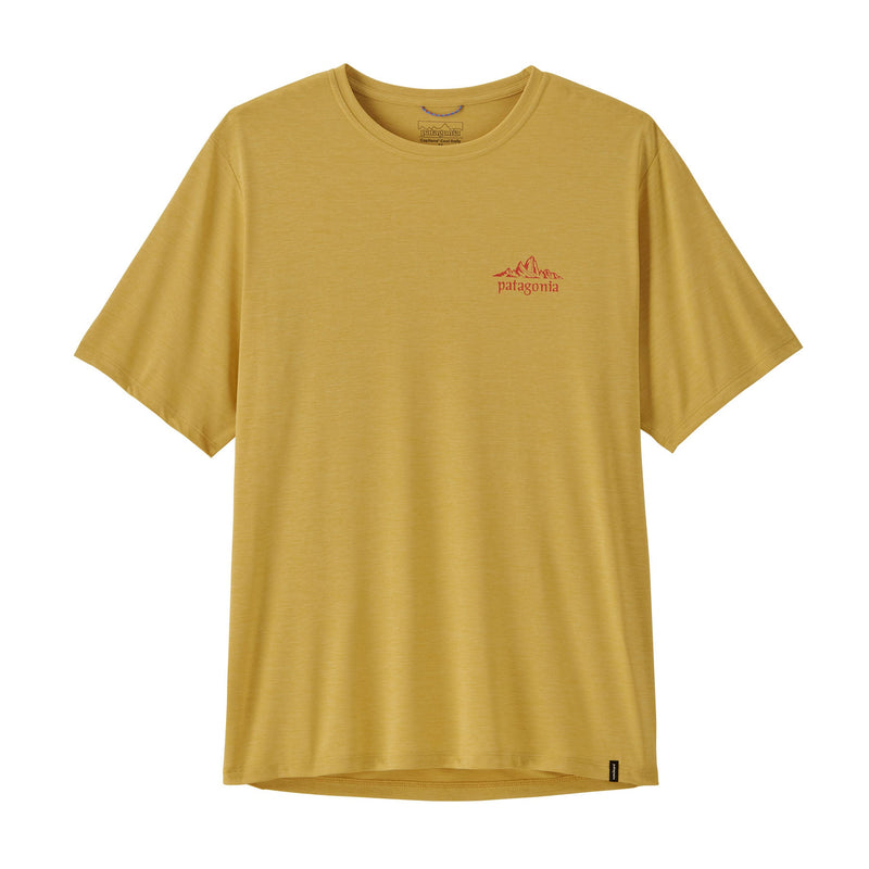 Mens Cap Cool Daily Shirt - Cloud Crag Limestone Yellow - Light Limestone Yellow X-Dye