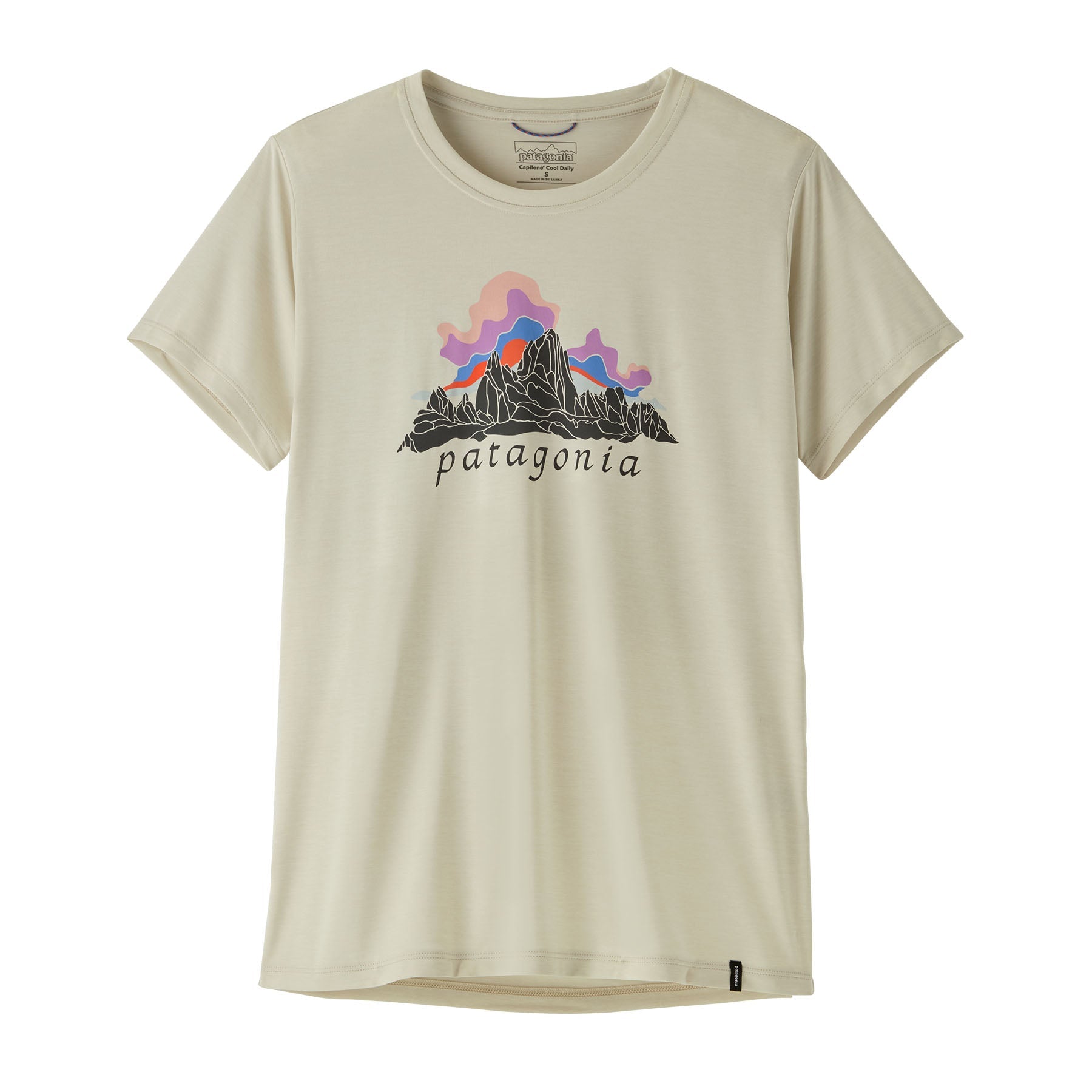 Womens Cap Cool Daily Shirt - Fitz Roy Nimbus Dyno White