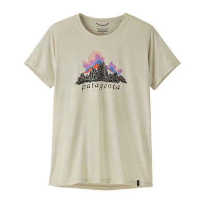 Womens Cap Cool Daily Shirt - Fitz Roy Nimbus Dyno White