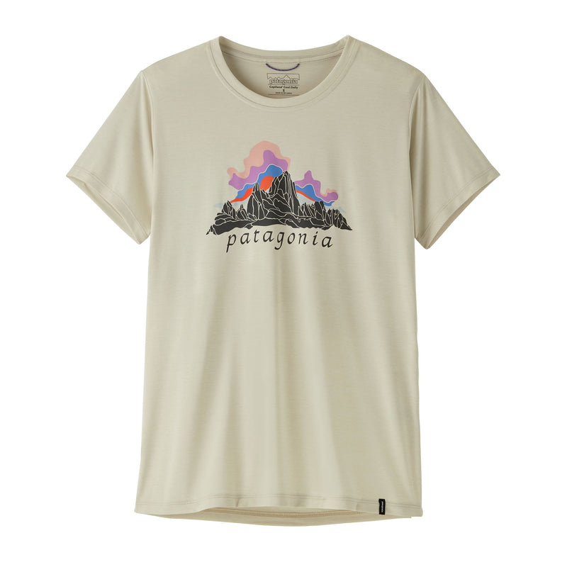 Womens Cap Cool Daily Shirt - Fitz Roy Nimbus Dyno White