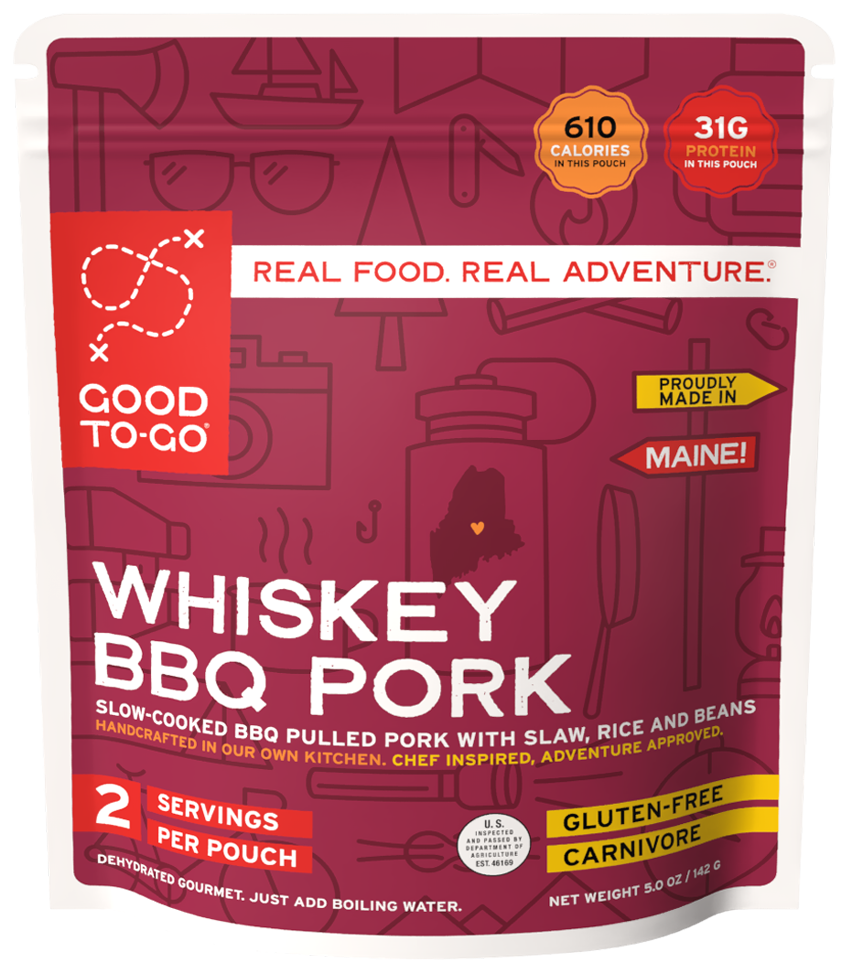Whiskey Bbq Pork Single
