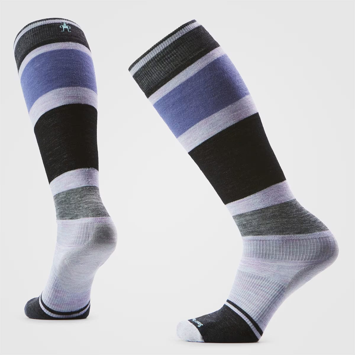 Womens Snowboard Targeted Cushion Extra Stretch Otc Socks - Purple Eclipse