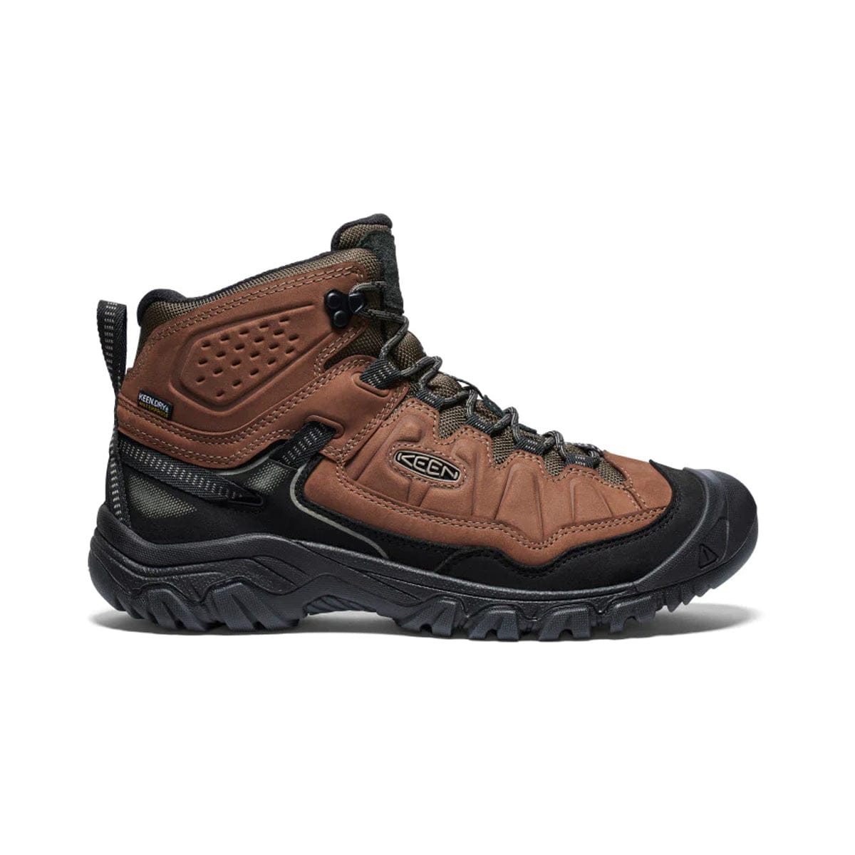 Mens Targhee Iv Mid Wp - Bison/Black