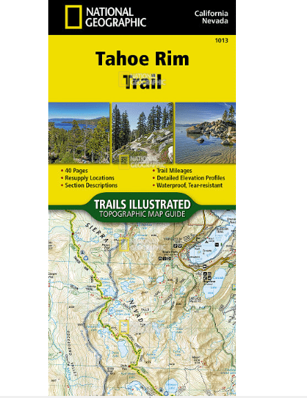 Tahoe Rim Trail Map