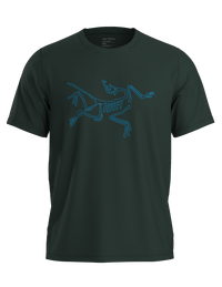 Arc'teryx Men's Cormac Logo Shirt SS - Dark Jade / Aqua