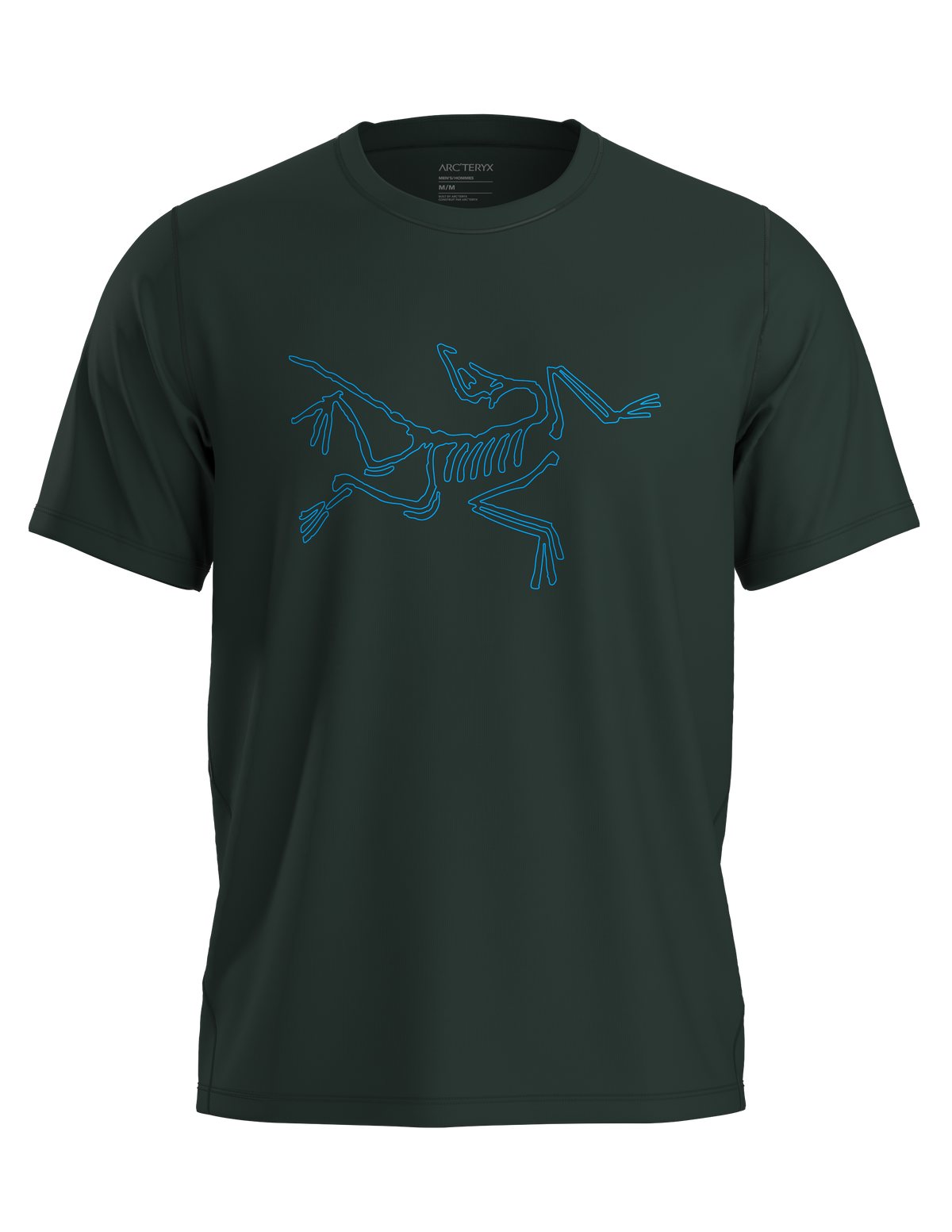 Arc'teryx Men's Cormac Logo Shirt SS - Dark Jade / Aqua