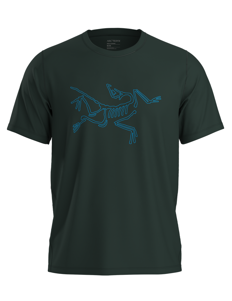 Arc'teryx Men's Cormac Logo Shirt SS - Dark Jade / Aqua