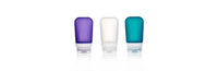 GoToob+ 3-Pack Refillable Silicone Travel Bottles: Ocean / Small