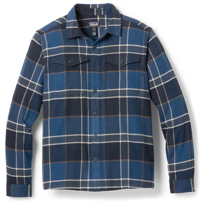 Patagonia Men's Fjord Flannel Shirt - Cycles: Sunken Blue