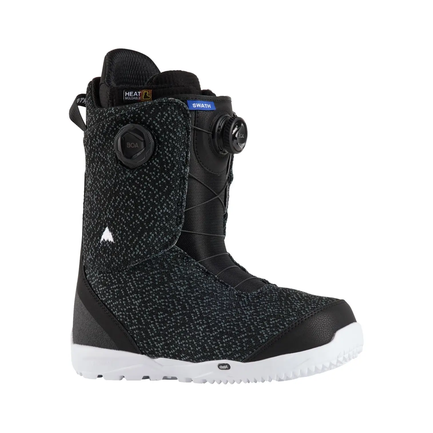 Mens Swath Boa Snowboard Boots 2025 - Black
