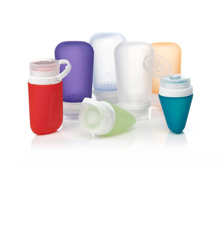 GoToob+ Refillable Silicone Travel Bottles: Green / Large