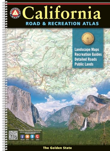 California Road and Recreation Atlas 12th edition 2024 cover