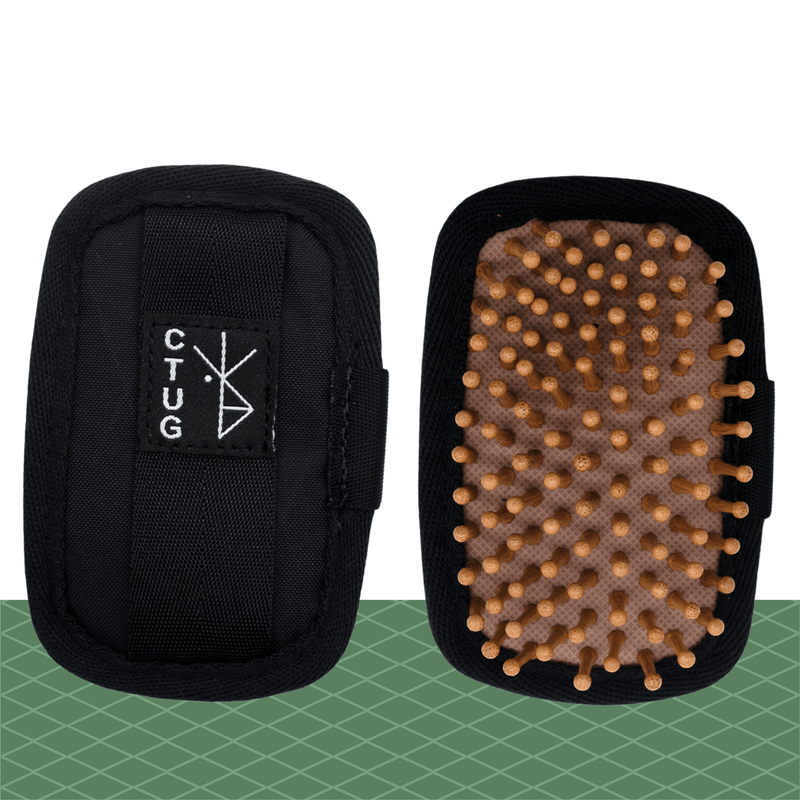 Chicken Tramper Hiker Hairbrush — Black