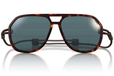 Ombraz Classics Narrow Sunglasses - Tortoise / Polarized Brown
