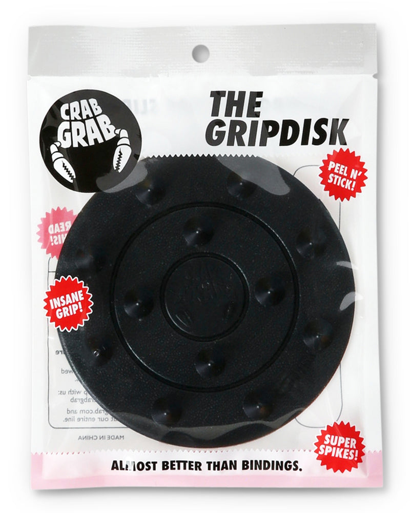 Crab Grab Grip Disk - Black (package front)