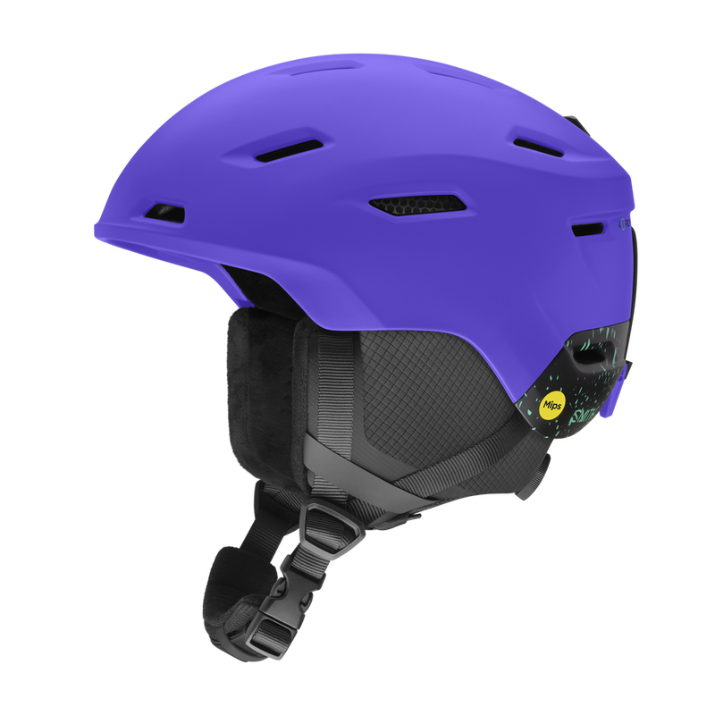 Smith Optics Descend MIPS Snowsport Helmet 2026 - Matte Ultraviolet / Emerald City