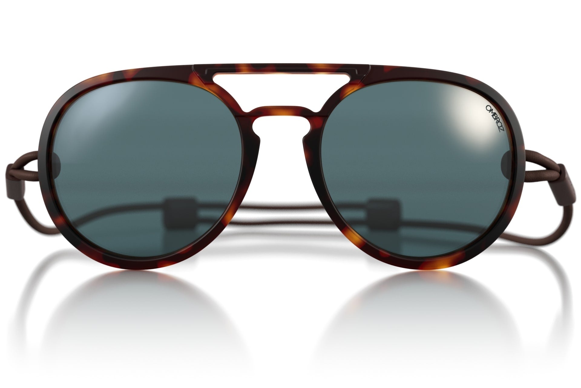 Ombraz Dolomite XL Sunglasses - Charcoal / Polarized Grey