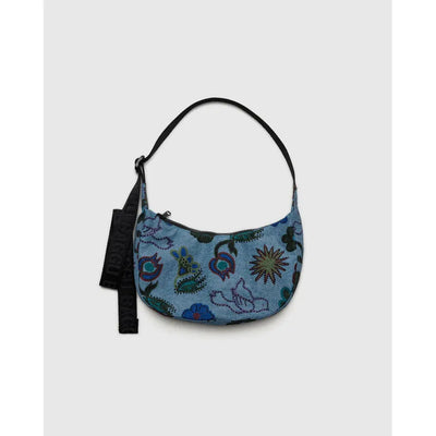 Baggu Small Nylon Crescent Bag - Candy Apple