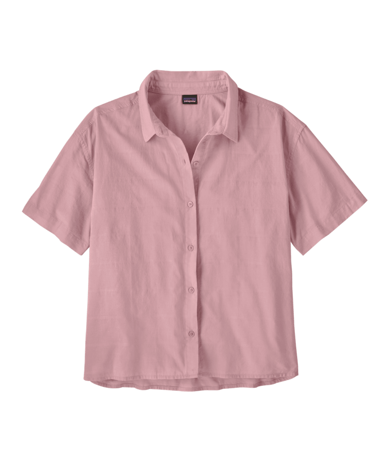Patagonia Women's Lightweight A/C Shirt - Windowpane Dobby: Quiet Violet