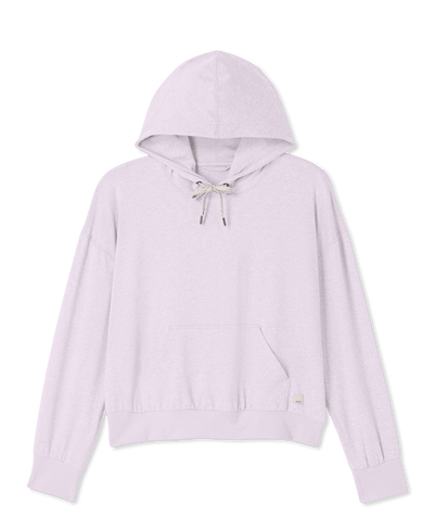 Vuori Women's Halo Modern Pullover Hoodie (VW2041) - Lilac Breeze Heather