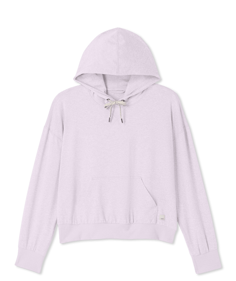 Vuori Women's Halo Modern Pullover Hoodie (VW2041) - Lilac Breeze Heather