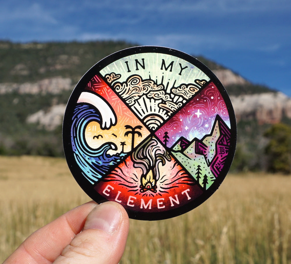 Sticker Art Sticker Art In My Element Sticker
