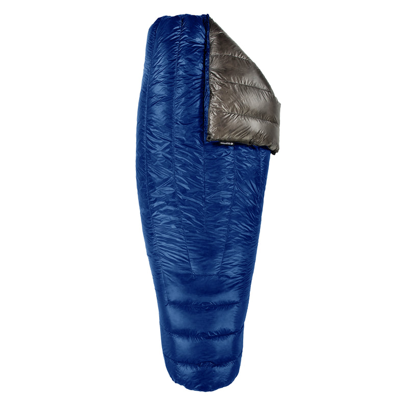 Enlightened Equipment Enigma 20F 850FP quilt with draft collar, Navy/Charcoal