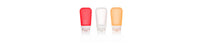 GoToob+ 3-Pack Refillable Silicone Travel Bottles: Ocean / Large