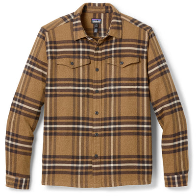 Patagonia Men's Fjord Flannel Shirt - Catch: Deer Brown