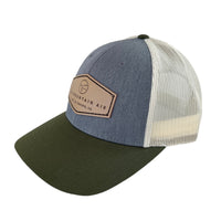 TMA Low Profile Trucker - Leather Easy Logo