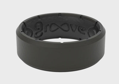 Mens Edge Ring - Black/Black