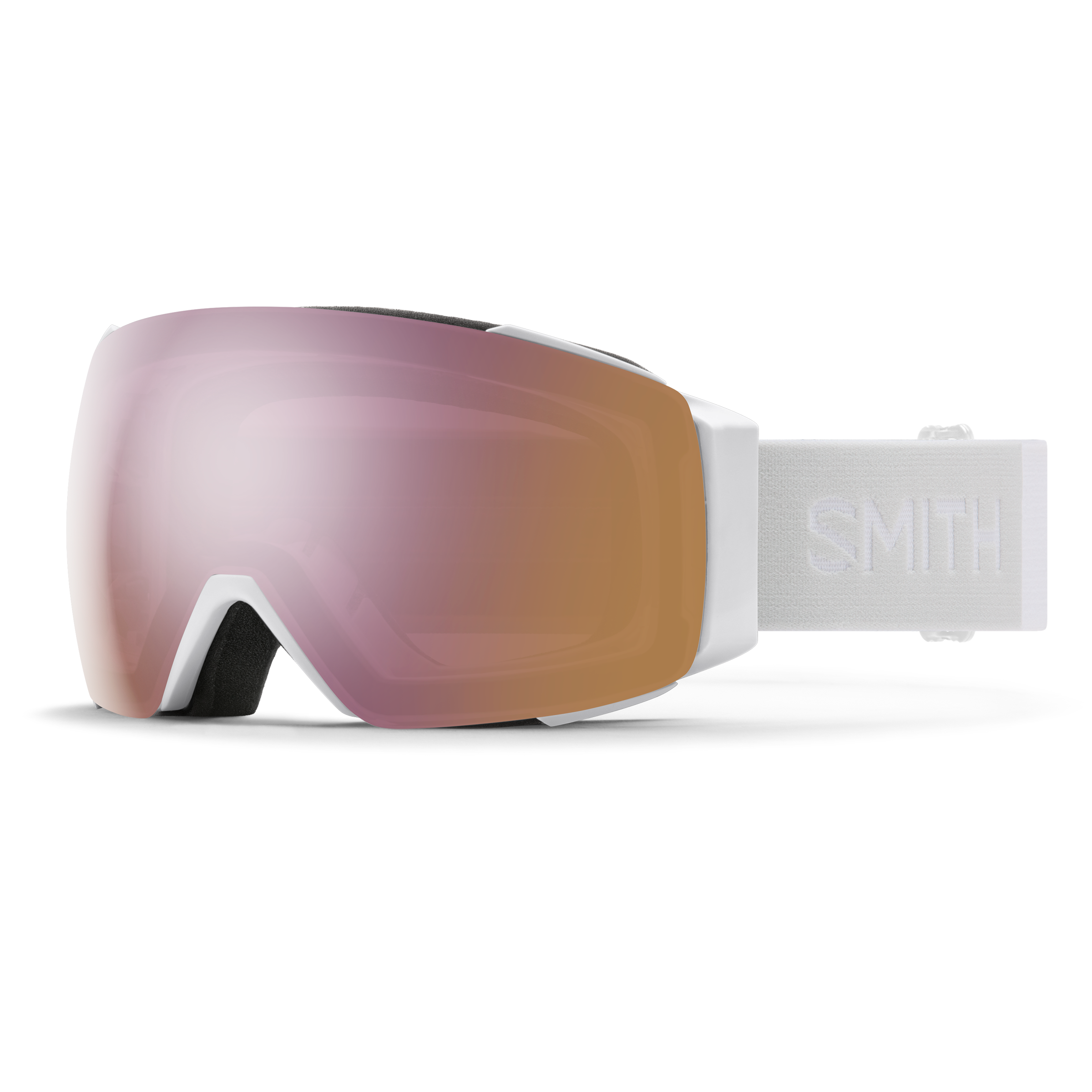 I O Mag Goggles 2027 - White Vapor / ChromaPop Everyday Rose Gold Mirror