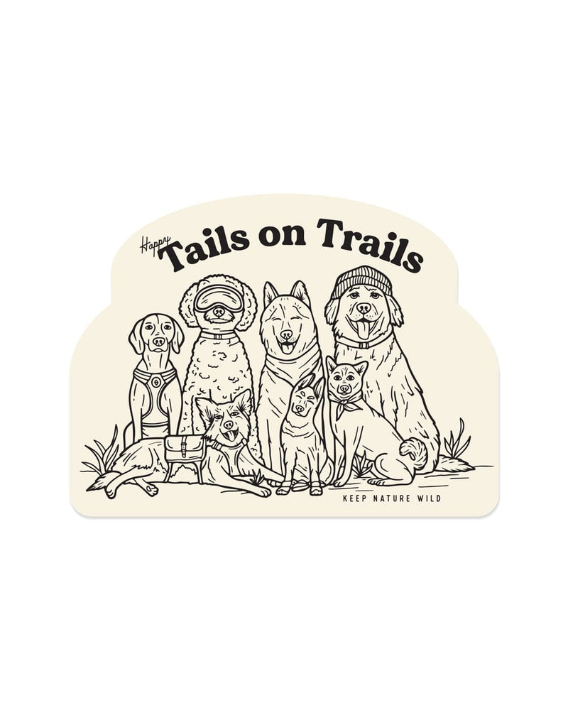Keep Nature Wild HAPPY TAILS STICKER