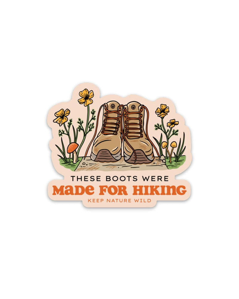 Keep Nature Wild MADE FOR HIKING STICKER