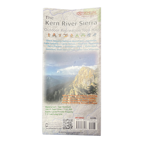 Kern River Sierra Outdoor Recreation Topo Map cover