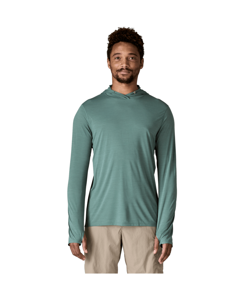 Mens Cap Cool Ultra Hoody - Blue Sage - Light Blue Sage X-Dye