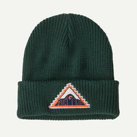 Patagonia Kid's Logo Beanie - Driftways Patch: Cascade Green