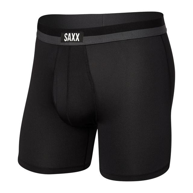 SAXX Sport Mesh Boxer Brief Fly - Black