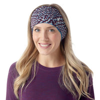 Smartwool Thermal Merino Reversible Headband - Purple Iris Retro Line