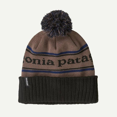 Patagonia Powder Town Beanie - Park Stripe: Marlow Brown