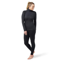 Smartwool Women's Thermal Merino Rib Turtleneck - Charcoal Heather