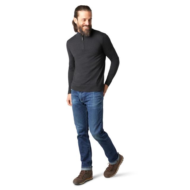 Smartwool Men's Sparwood 1/2 Zip Sweater - Charcoal Heather