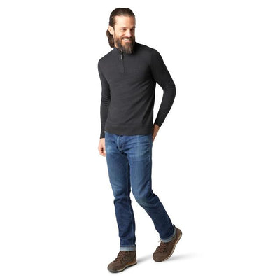 Smartwool Men's Sparwood 1/2 Zip Sweater - Charcoal Heather