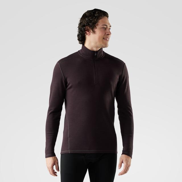 Smartwool Men's Classic Thermal Merino Base Layer 1/4 Zip - Mink Heather