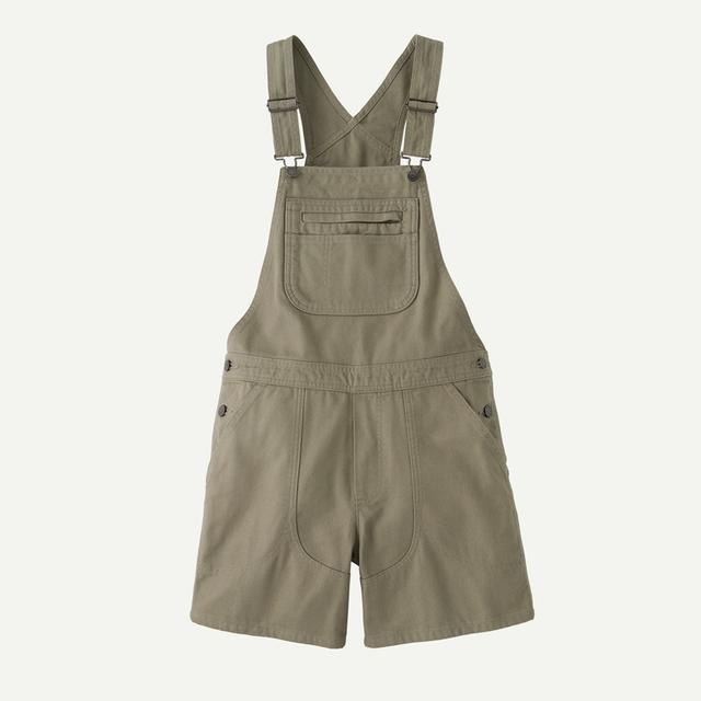 Womens Stand Up Overalls - River Rock Green